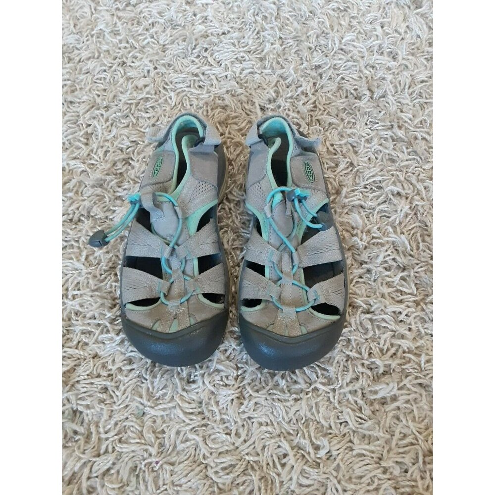Keen Gray Teal Aqua Womens Adjustable Sandals 6.5